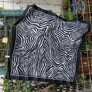 Zebra Print Scarf